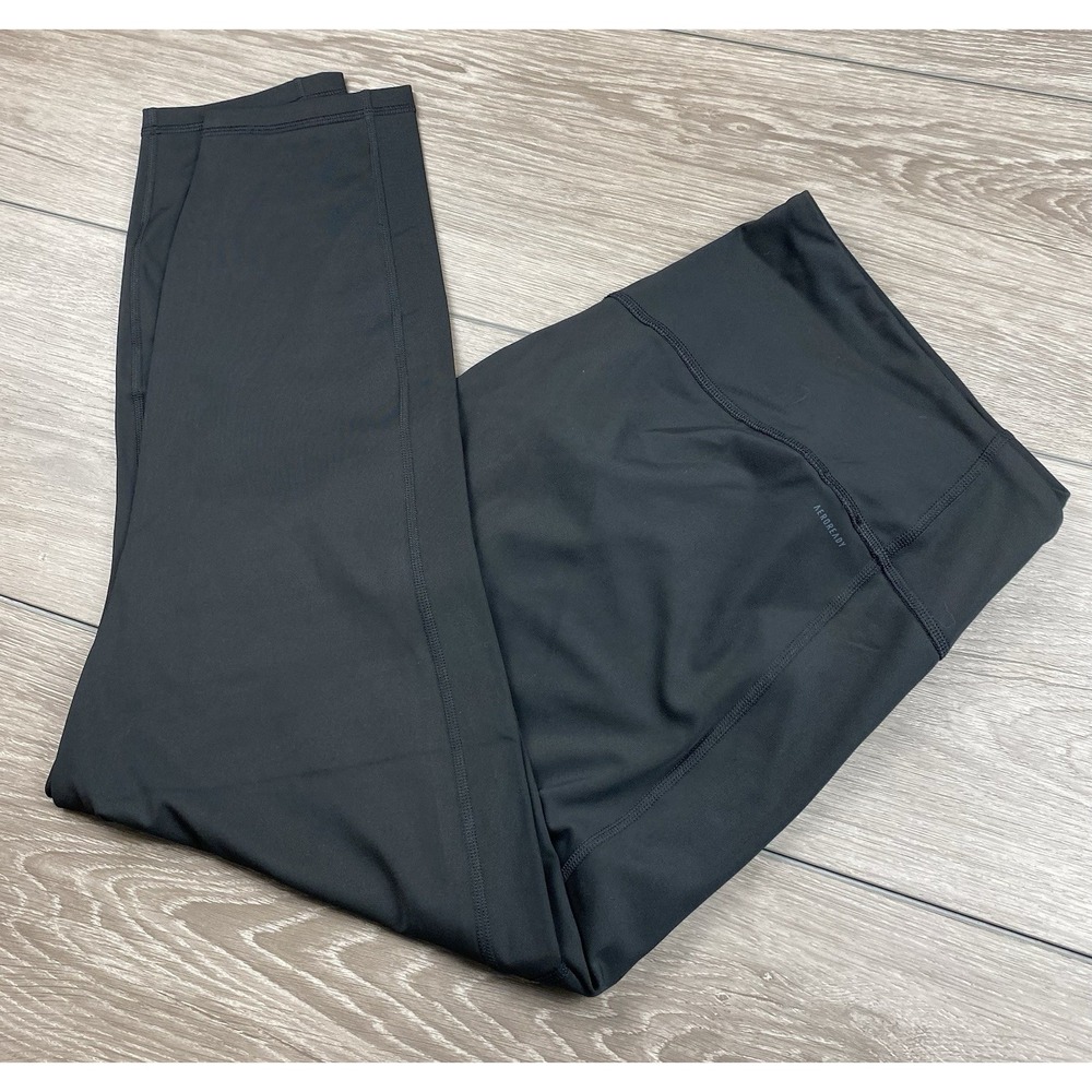 Adidas Womens Tight Fit Athletic Stretch Leggings Black Size 4X New